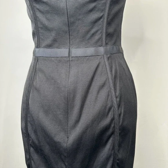 White House Black Market Black Strapless Dress, Size 4 - Picture 5 of 14